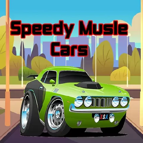 Speedy Musle Cars Jigsaw